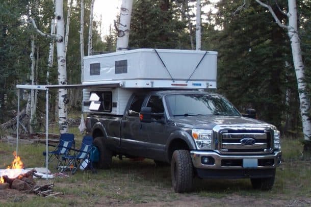 #163 - Chris BairdNear Bryan Head, Utah summit2014 Ford F2502014 Four Wheel Camper GrandbyCamera Used - Olympus F1.8I tried to camp at Yankee Meadows, but a ranger stopped us.  He said the earlier year’s fires had closed the canyon, so he gave us a map and some suggestions for off-road boondocking areas.  Thanks to a fine young ranger.