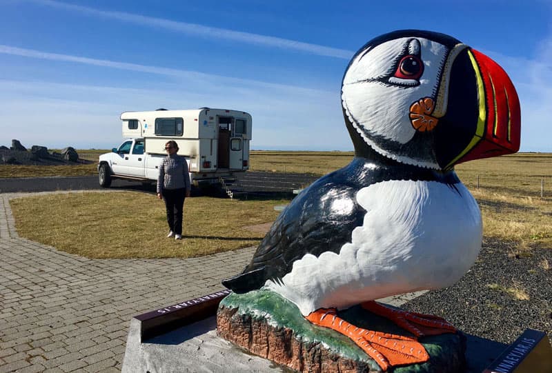 Puffin in Suourland To Landeyjahofn