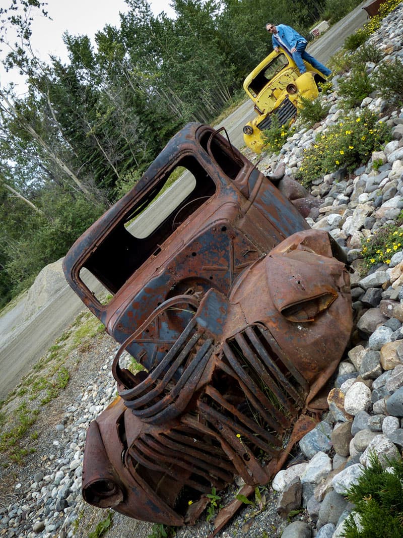 Johnson City Yukon Abandoned highway Construction Vehicle