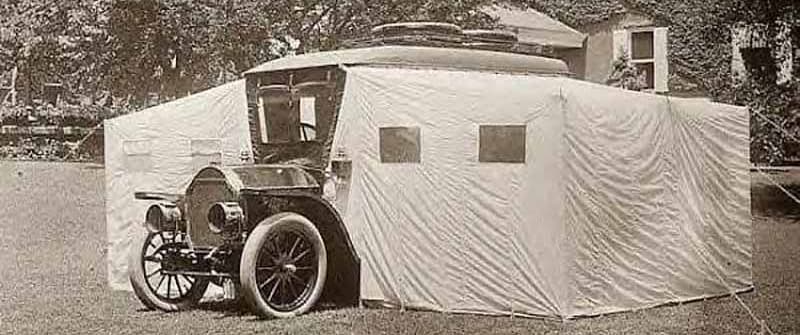 1920s Fold Out Truck Campers