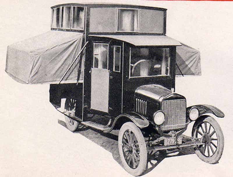 1920s Pop Up And Out Camper