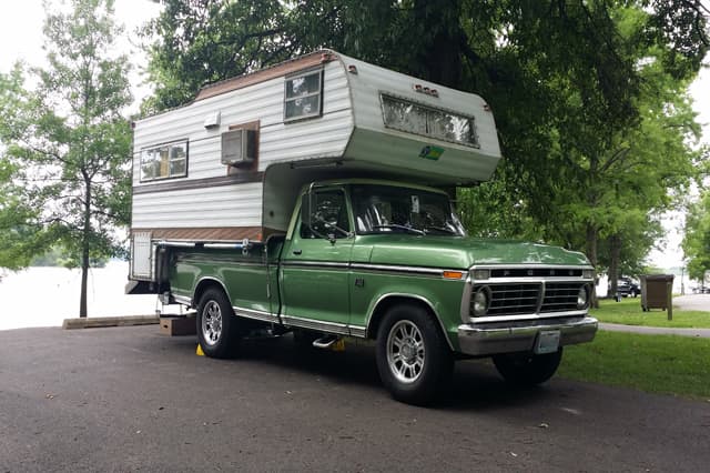 1973 Ford F250 and 1970 Mitchell 11' Camper, Owned by Patrick Loveless