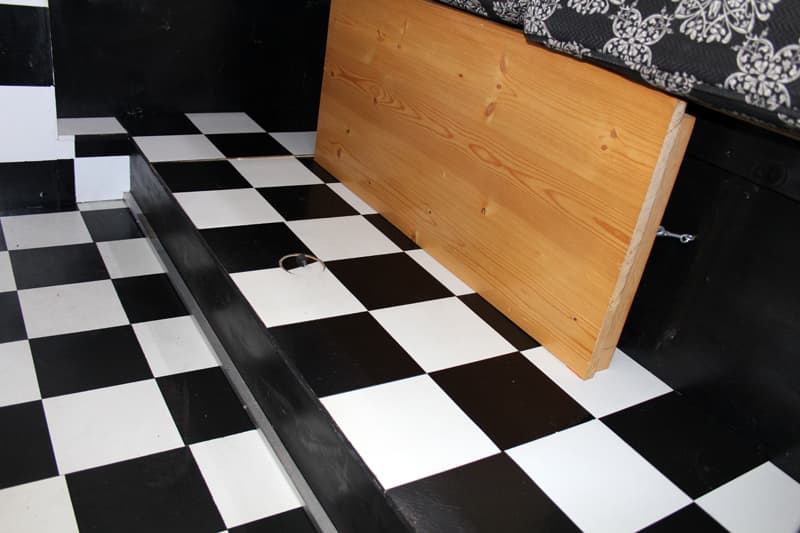 1972 Tiltin Hiltin checkerboard floor