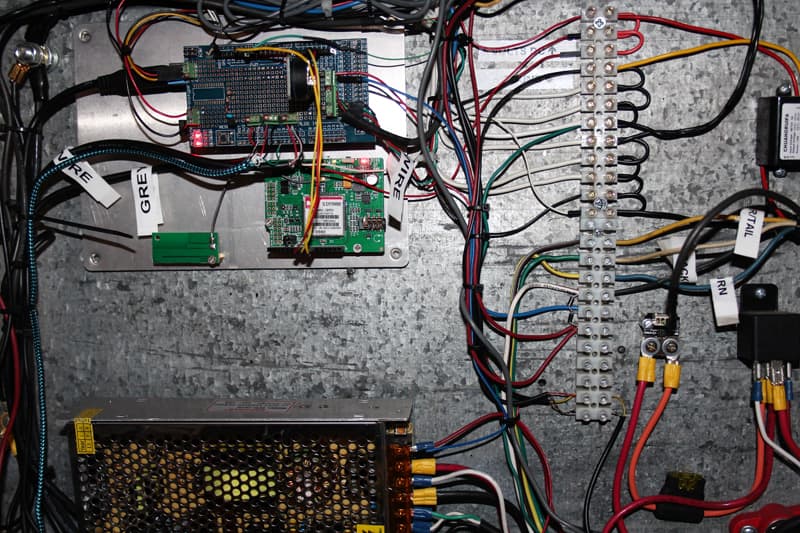 1972 Tiltin Hiltin circuit board and wiring