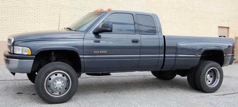 Ram 3500 with Rickson tires and wheels