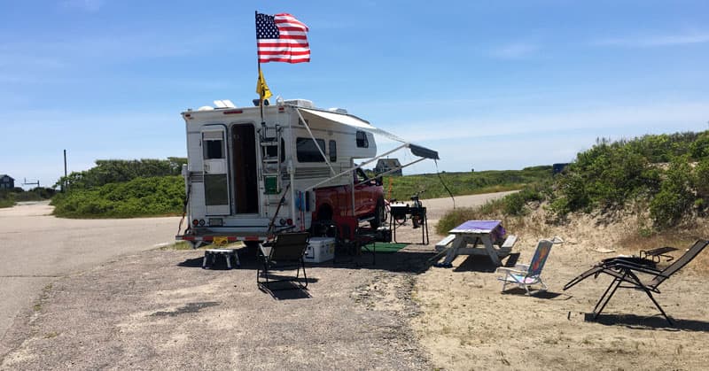 2005 Lance 1030 Campsite Setup