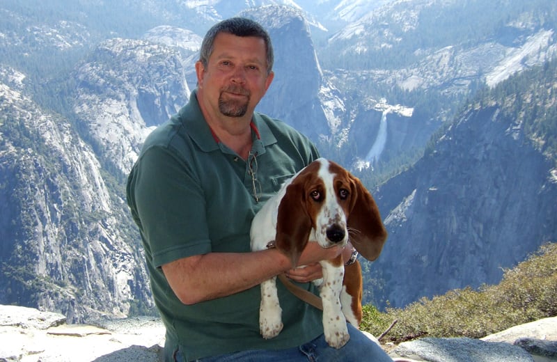 Frank And Scout In Yosemite National Park