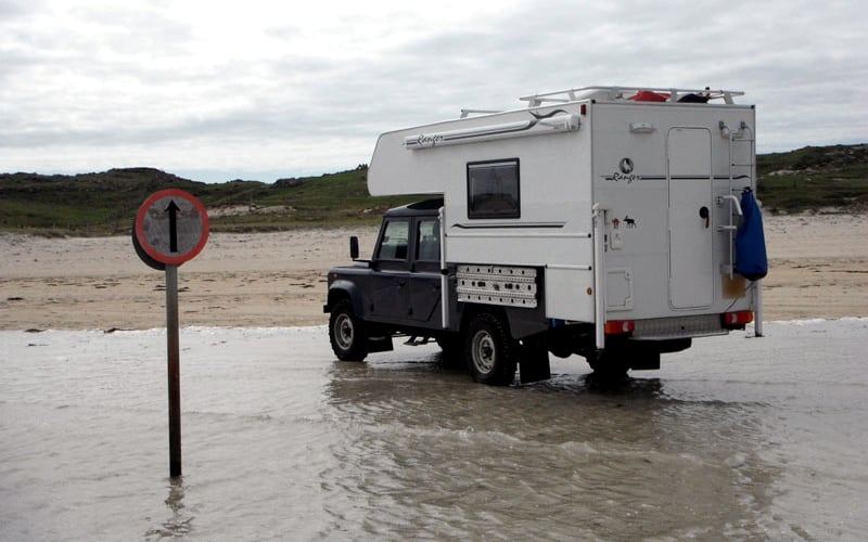 Tidal Causeway Omey Island Galway Ireland