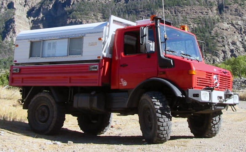 Unimog Camper With Snorkel