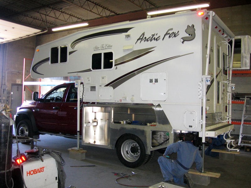 Custom Truck Bed Matched With Camper