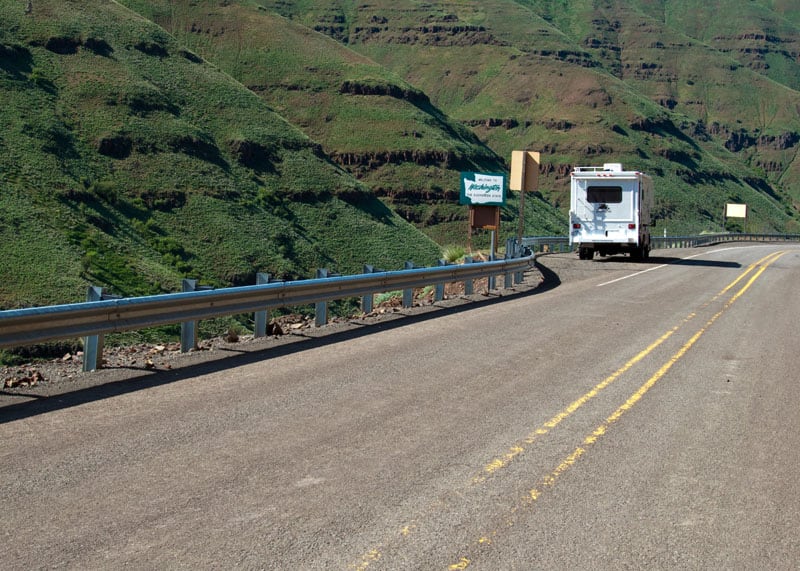 Oregon and Washington Border On Hwy 3 and Hwy 129