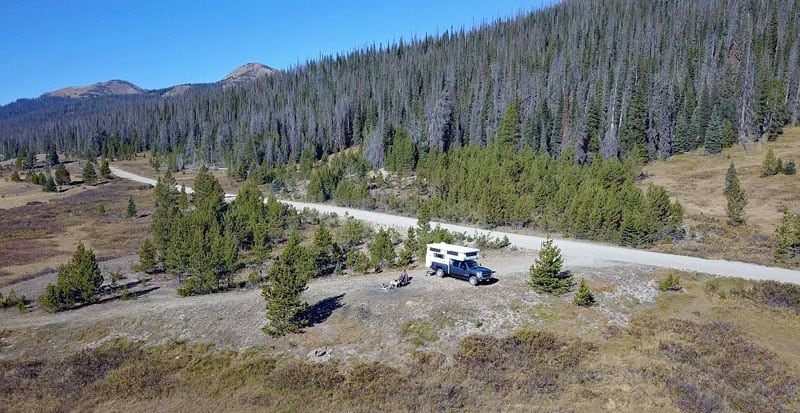 Boondock Camping North Rocky Mountain NP