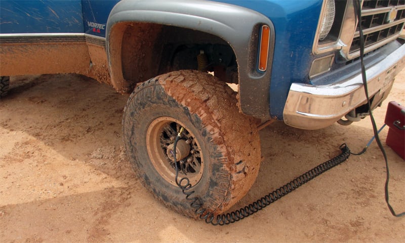 Airing Up Tires Off Road