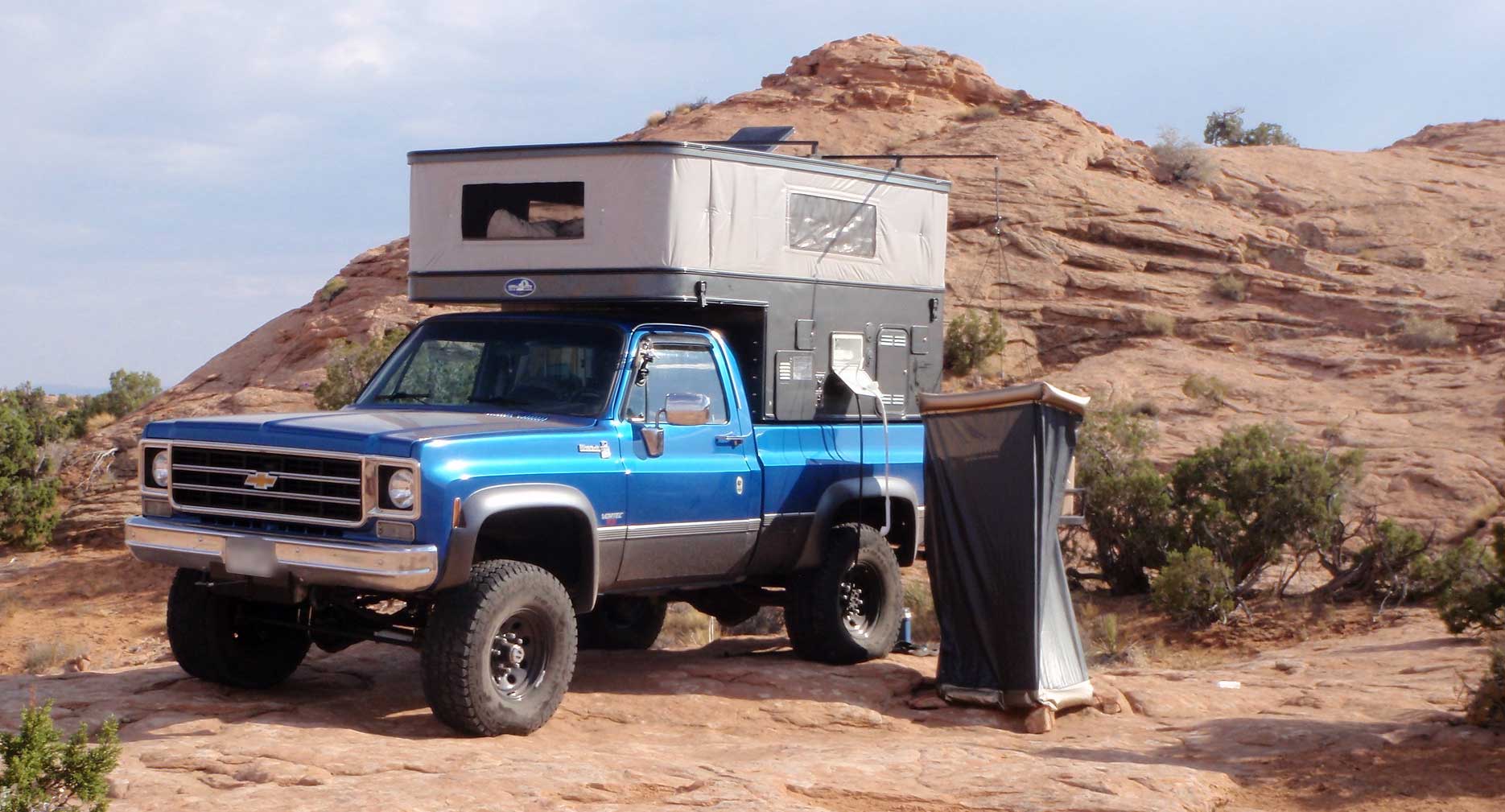 Outside Shower In The Desert