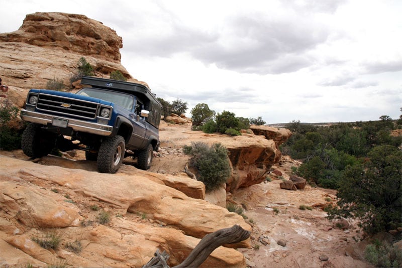 Jeep Trails In Utah With Truck Camper