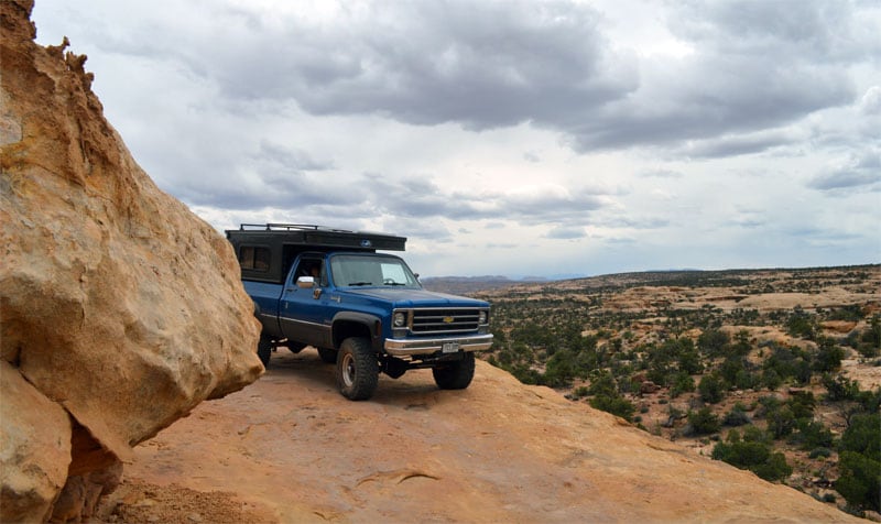 Side Of Cliff Trail Utah