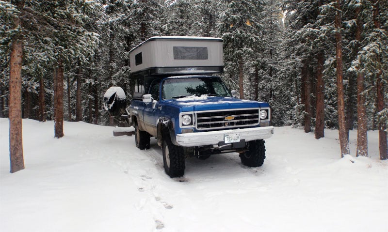 Winter Camping Phoenix Popup Camper