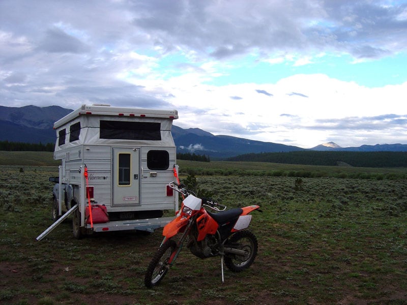 Mountain Boondocking Relaxing