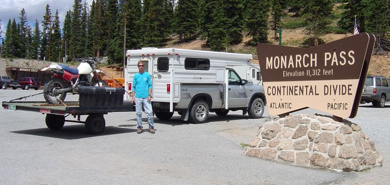 Tow Dirt Bike Over Monarch Pass