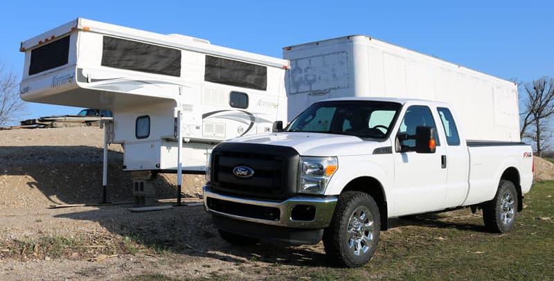 2012 Ford F 250 Super Duty and pop up camper