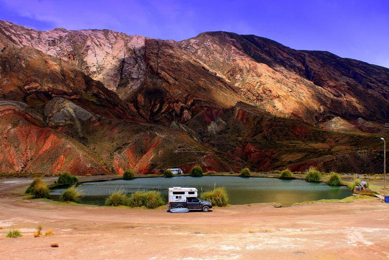 Camped Out At Inca Del Oro Bolivia