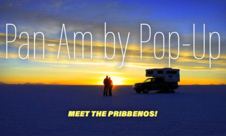 Pam-Am in a Palomino pop-up truck camper