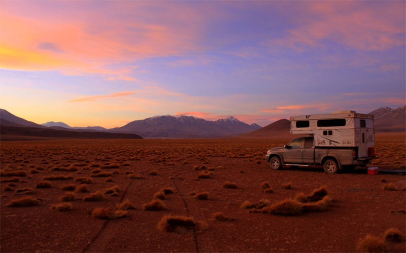 Sunset South America