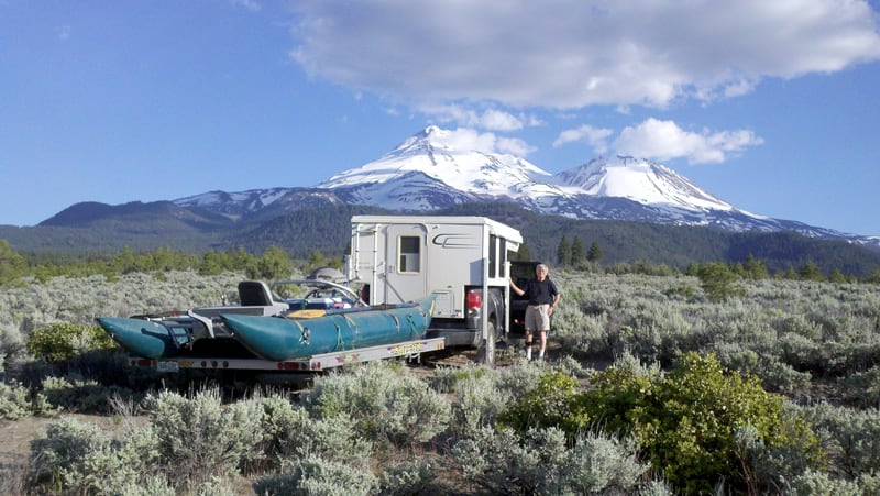 Camping On BLM North Of Mt Shasta