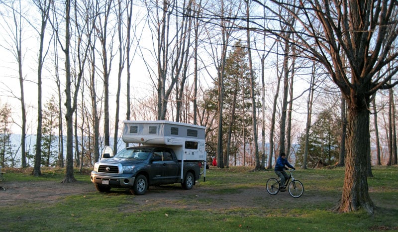 National Forest Campground Lake Superior, Michigan