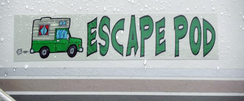 Escape Pod Bumper Sticker