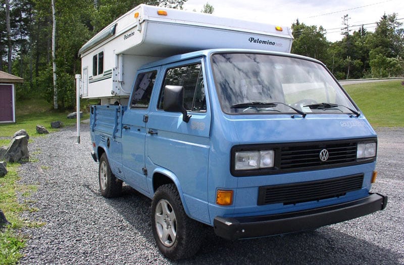 Palomino Camper VW Truck