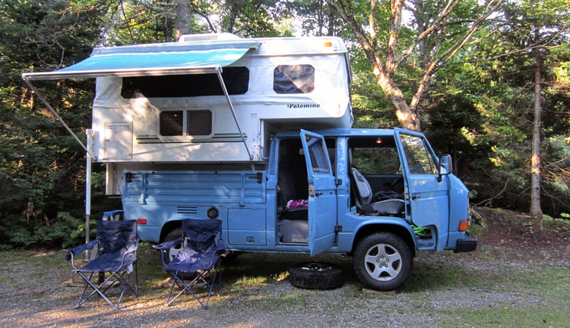 Palomino Popup On VW Truck