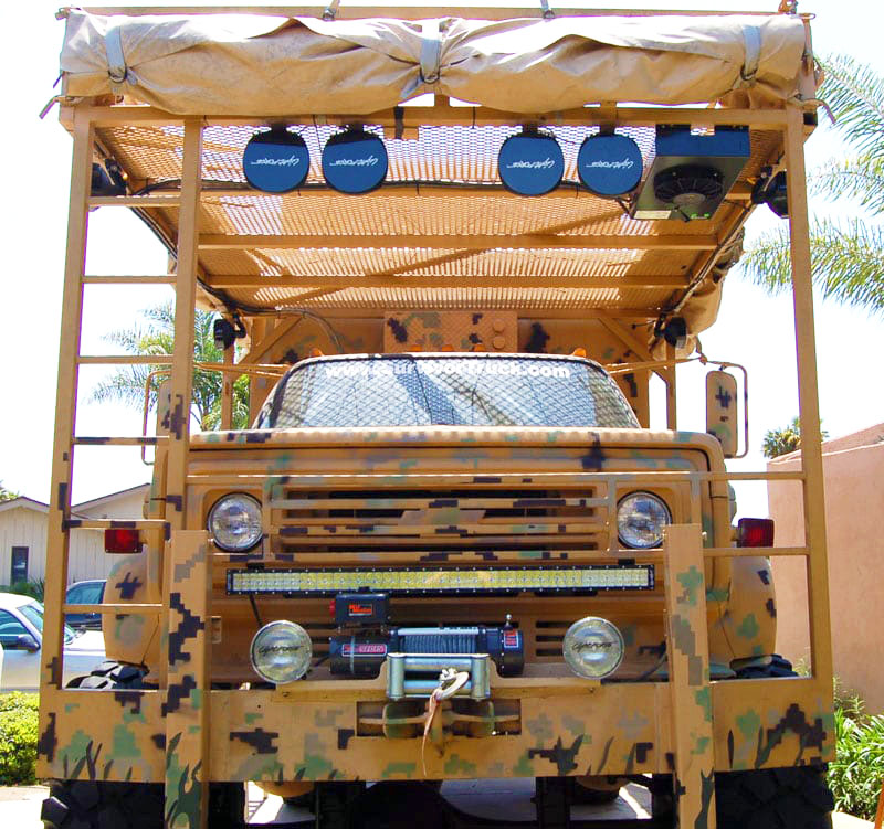 Four Wheel Camper on a C70 Front Profile