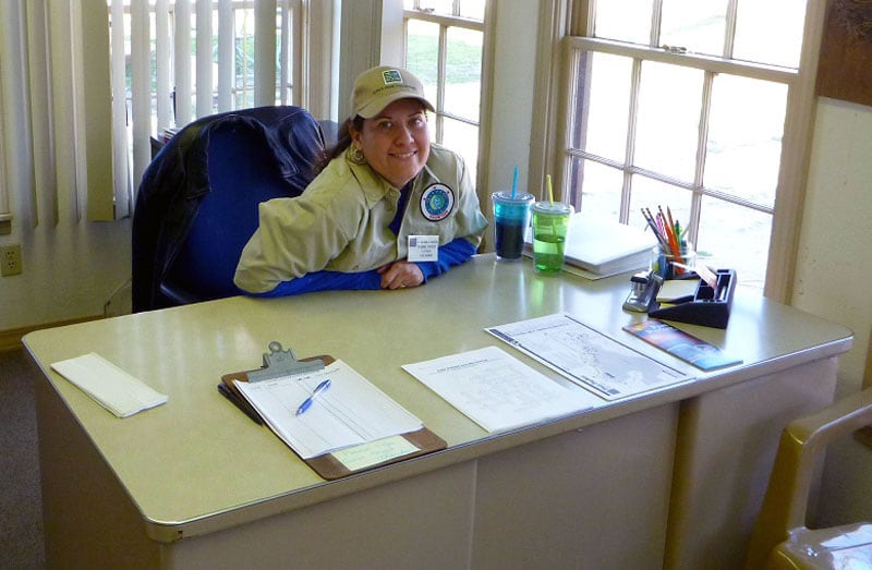 Working The Nature Center At Fort Parker SP