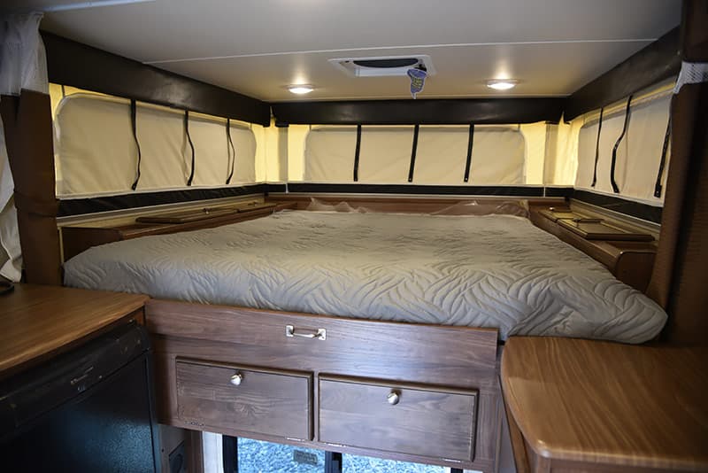 Pop Up Camper With A North South Bed Truck Camper Magazine