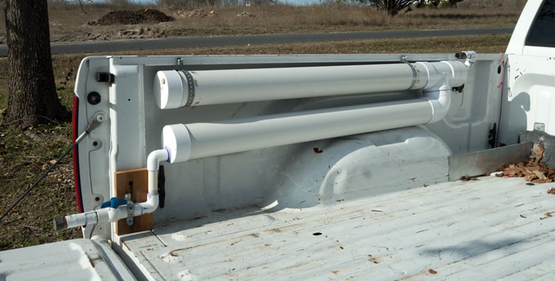 Grey Auxiliary Tank Camper Pvc Pipe