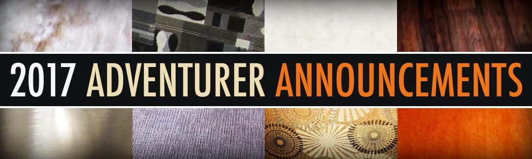 2017 Adventurer Announcements and Updates