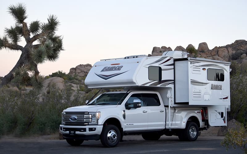 2017 Ford F350 and 2018 Lance 1172