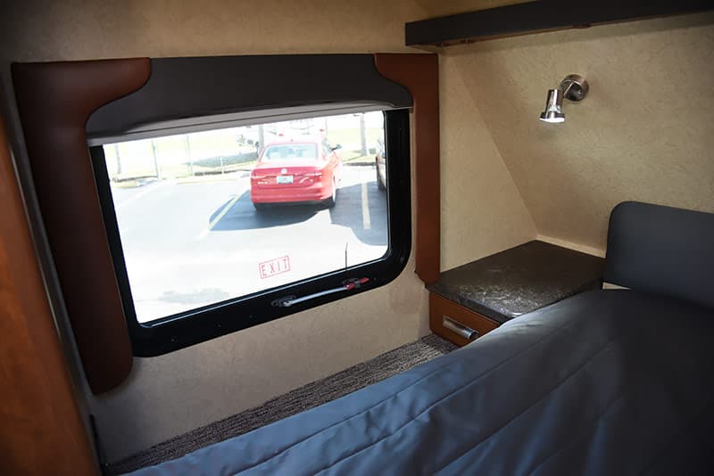 Lance 975 driver bedroom window and table