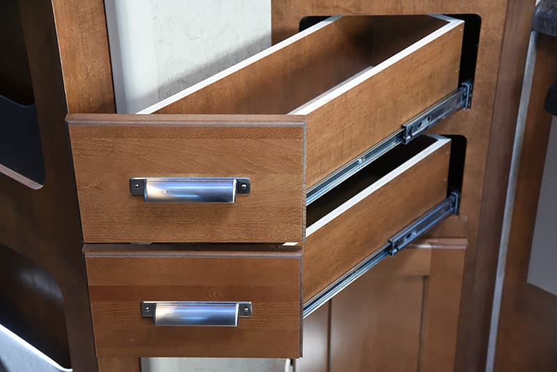 2017 Lance 975 angled kitchen drawers