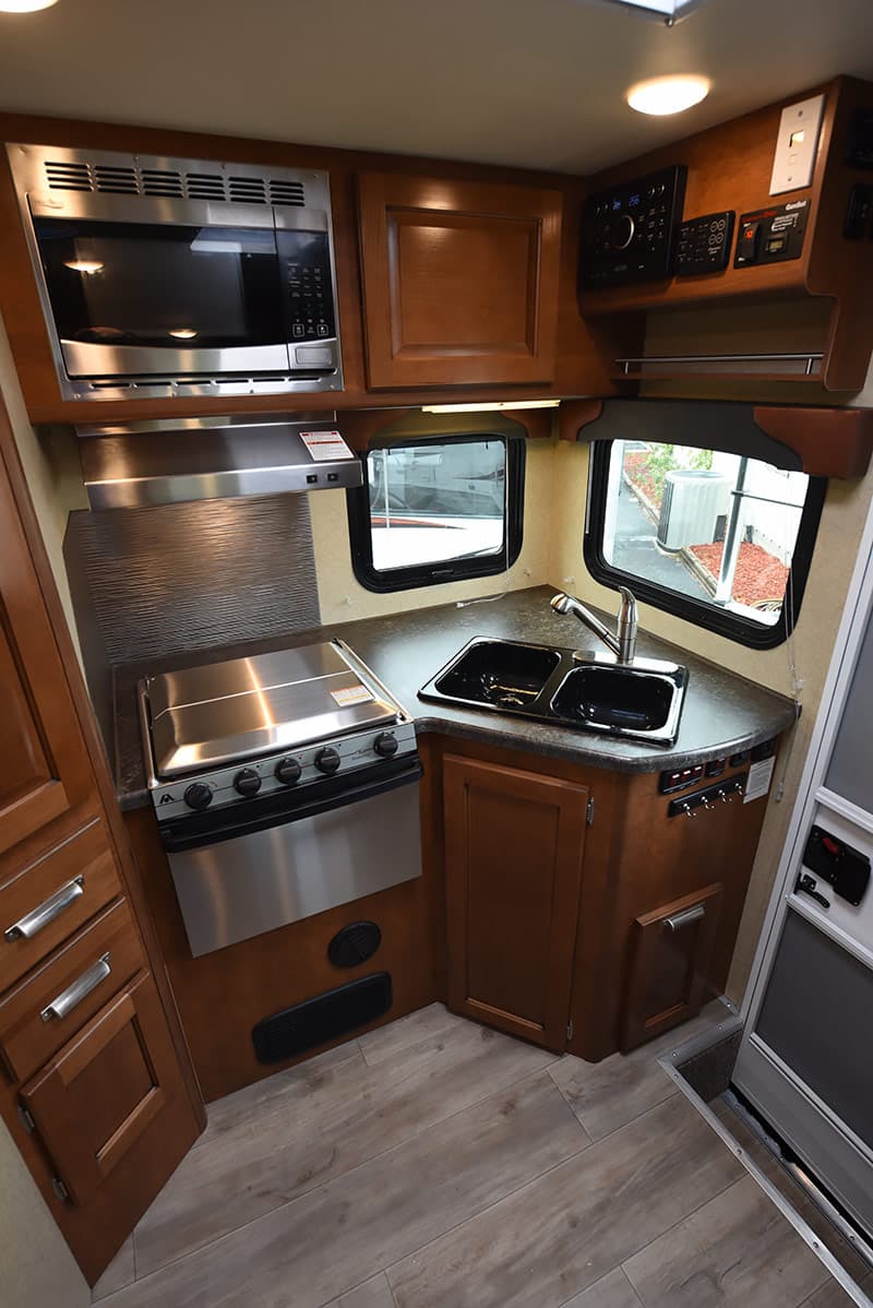 Lance 975 Review Kitchen Galley