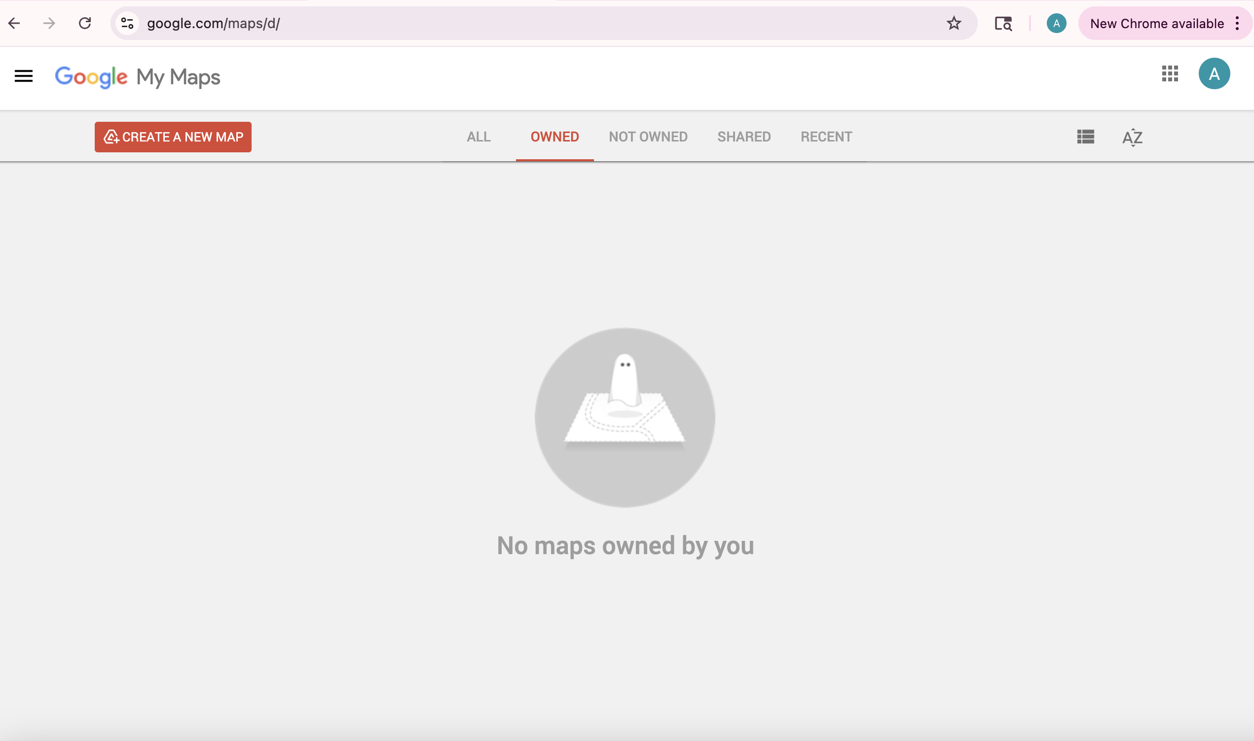 Create A New Map Screenshot