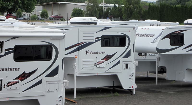 2018 Adventurer Campers at the factory