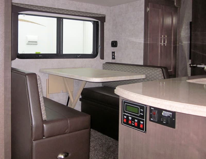 Domino decor in Eagle Cap camper dinette