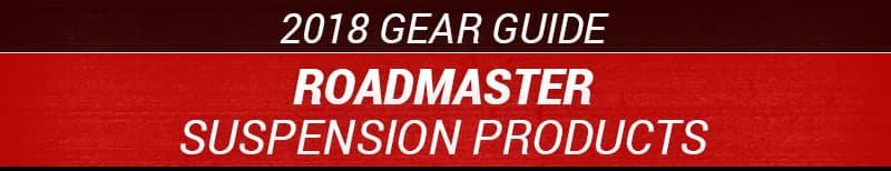 2018 Roadmaster Suspension Products