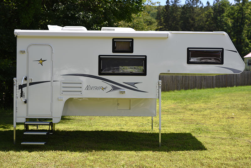 Northstar 12 Foot Camper Side Entry Door View