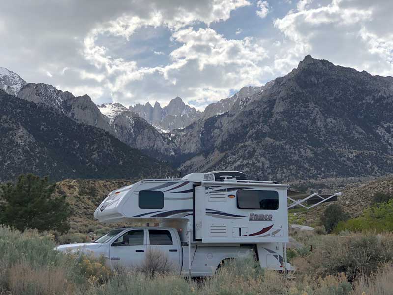 Lance 975 in Lone Pine, California