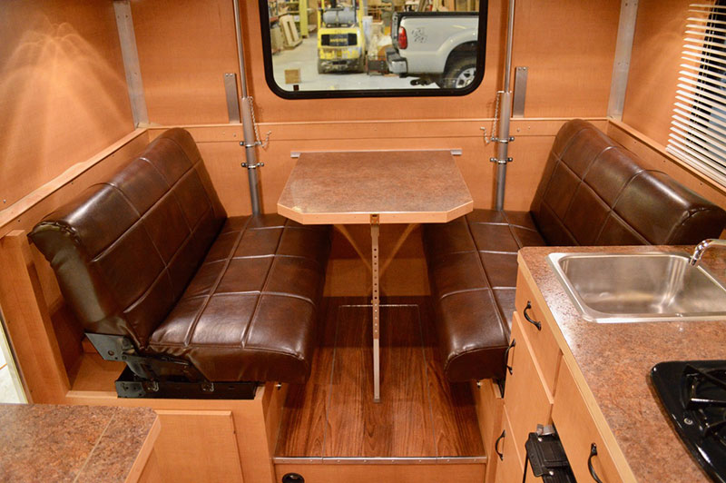 Alaskan Flatbed Camper Dinette Table