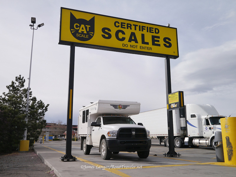 CAT Scale Weight Hallmark Nevada Truck Camper