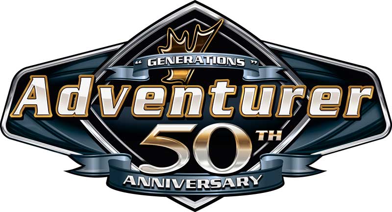 Adventurer 50th Anniversary Logo